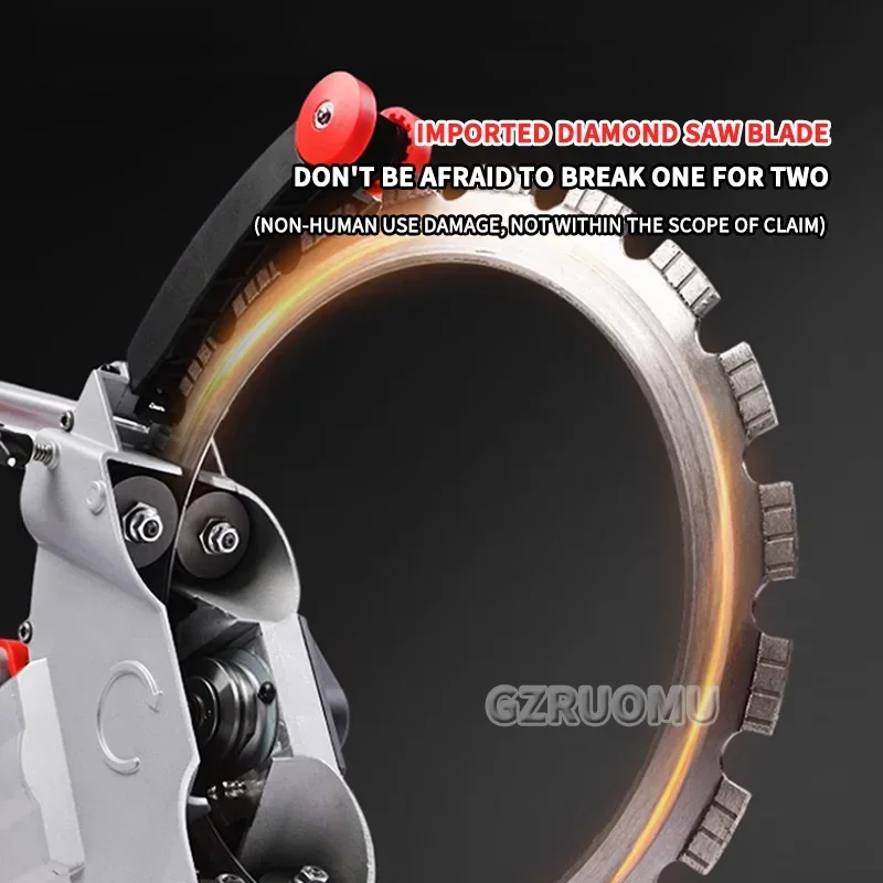 Heavy Duty 9500W Concrete Ring Saw Handheld Wall Cutter Industrial Power Precision Circular Cutting Electric Tool 220V