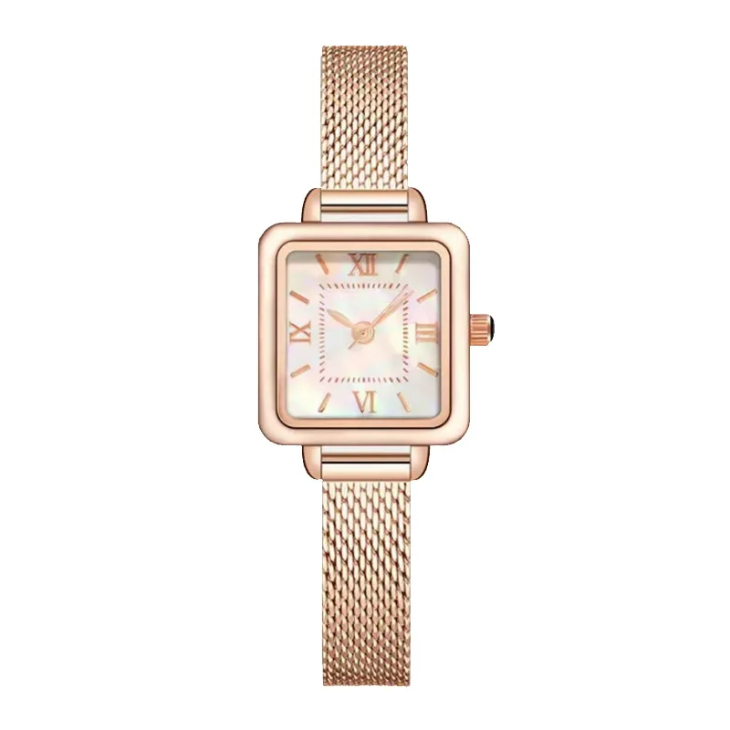 

Fashion Women's Watch Special Interest Light Luxury Retro Square Small Brown Watch Valentine's Day Girlfriend