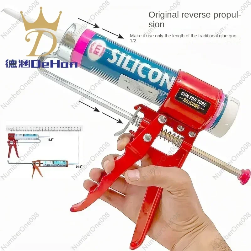 Portable Dynamic Caulk Gun for Insulating Glue & Sealant - Corner Seam Filler