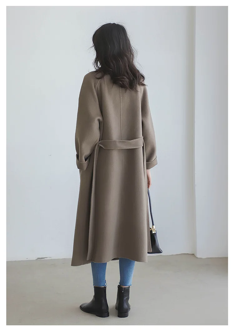 2024 Autumn and winter new fashion cashmere coat women's warm high-grade temperament coat