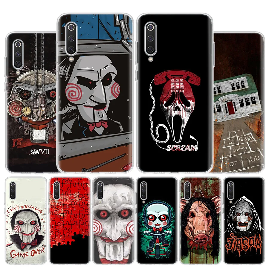 SAW The Jigsaw Killer Horror Film Phone Case For Xiaomi Poco X6 X5 X4 X3 Pro F6 F5 F4 Gt F3 F2 F1 M5S M5 M4 M3 M2 Nfc Soft Cover