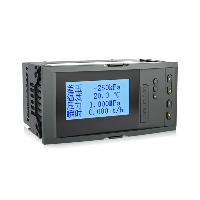 intelligent flow totalizer liquid vapor cooling/v cone flow cumulative digital display meter