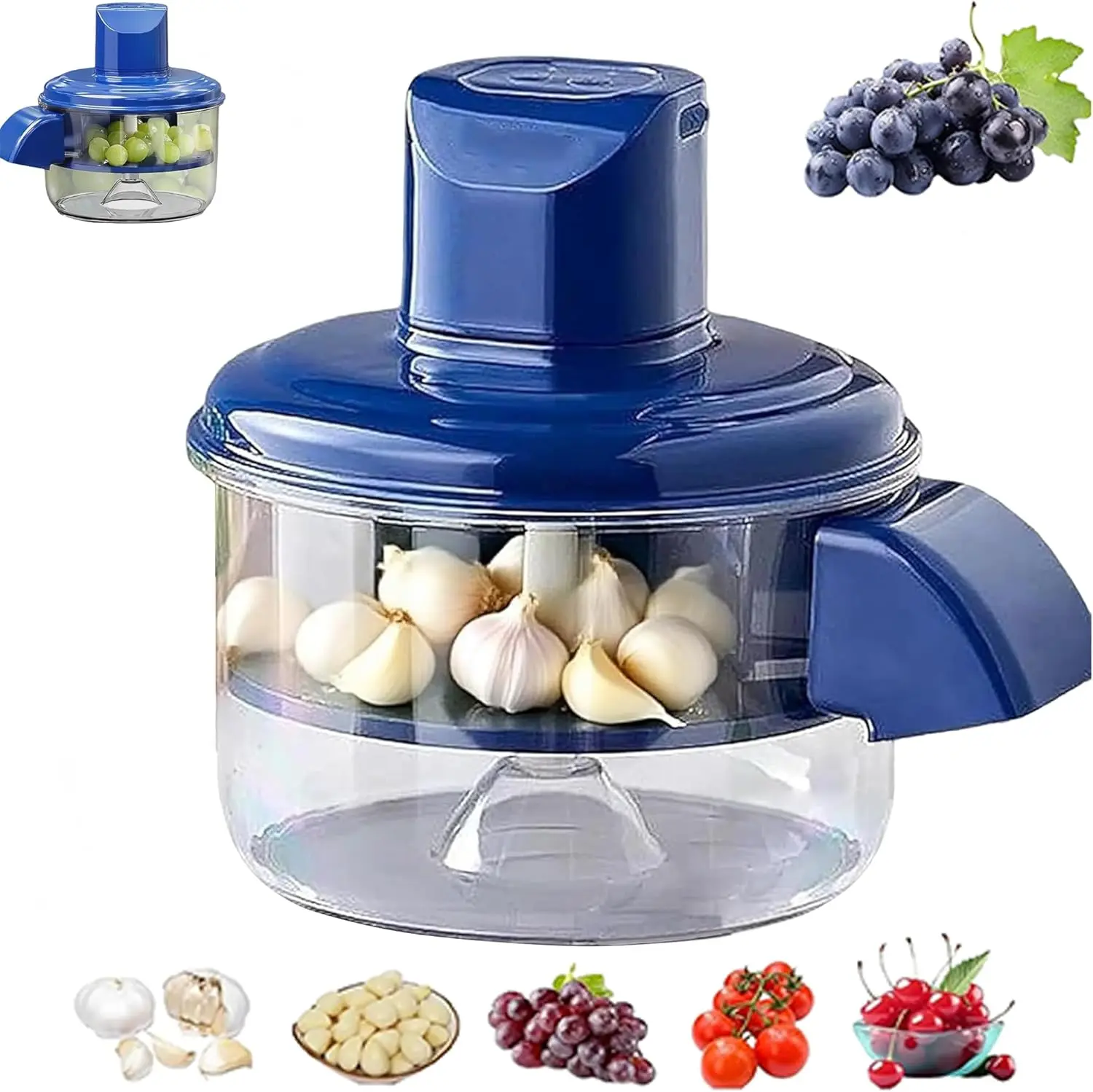 Electric Grape Peeling Machine, Garlic Peeler Machine, Automatic Small Fruit Peeling Tool, Rechargeable Home Kitchen Aid Peeler