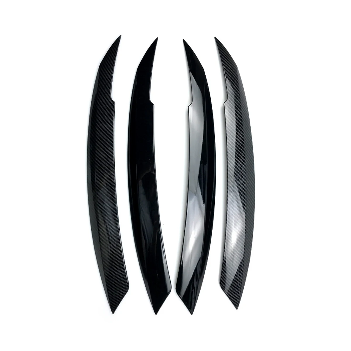 

Car Headlight Eyebrows Eyelid Cover Stickers For Volkswagen Jetta MK6 2010-2018 Glossy black/Carbon look Body Kit Tuning