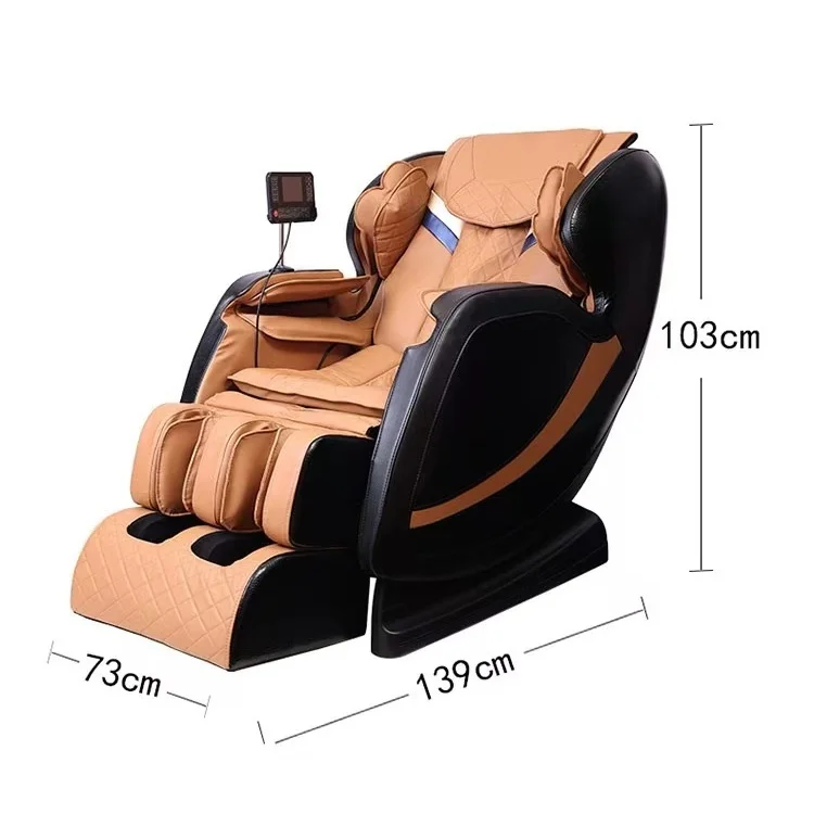Factory Direct Luxury Full Body Leather 4D Massage Chair Electric Shiatsu Vibrating Airbags Zero Gravity Portable Neck Foot