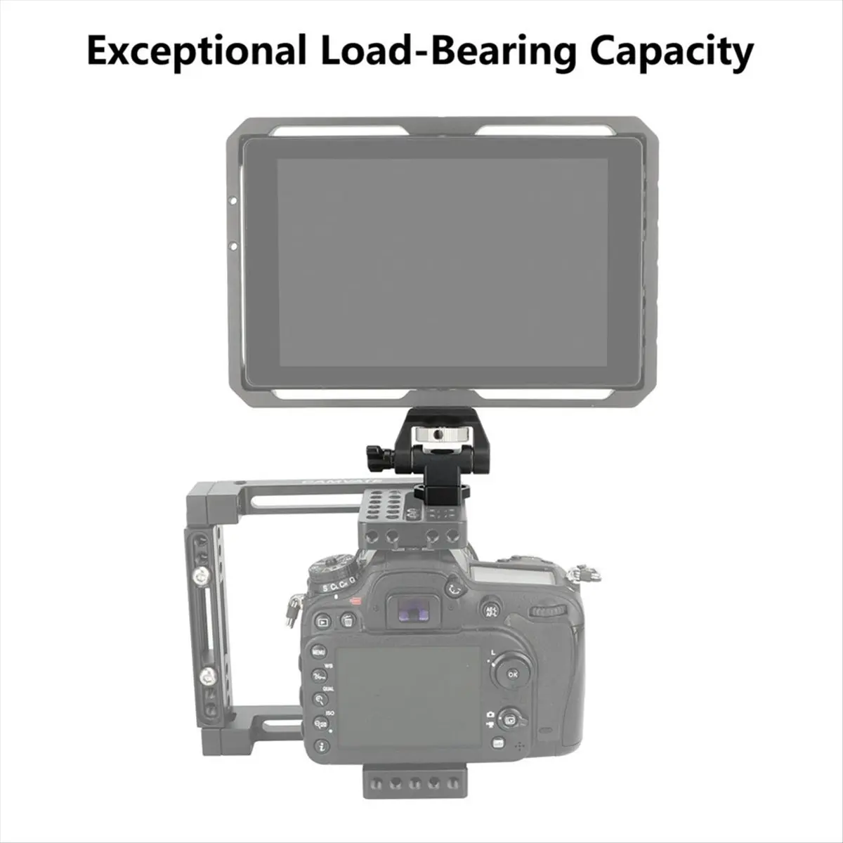 

Quick Release Monitor Holder for Cold Shoe Adapter 1/4 Inch for Mounting Camera Monitor Flash Microphone LED Fill Light