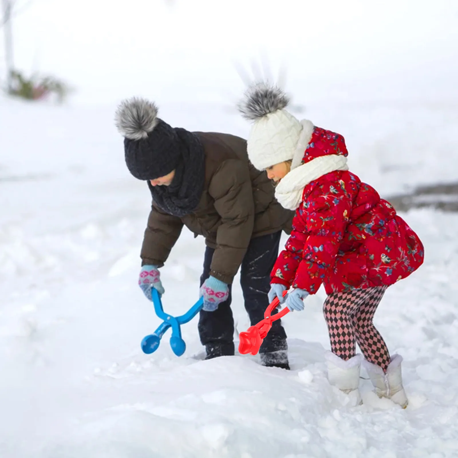 Winter voor kinderen Outdoor Sneeuwclip Vechtspeelgoed Spelklem voor nat zand Modder Winterclip Spelen
