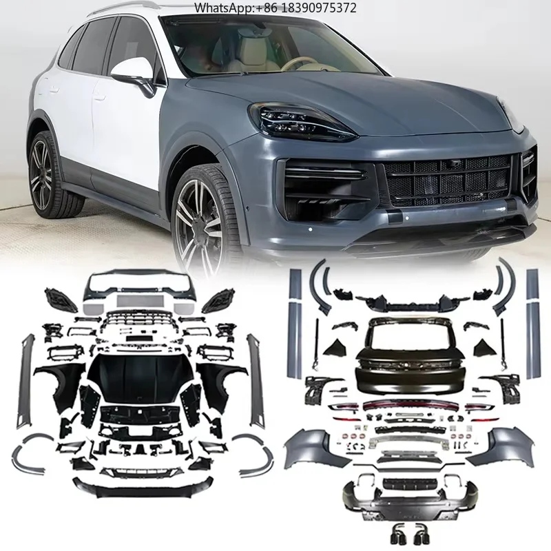 Factory New High Quality Body Kit Front and Rear Kit for Cayenne 958.1 2011-2014 Old to New 9Y0.2 GTS SD