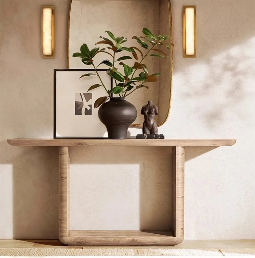 New Chinese Style Brass and Natural Marble Wall Sconce Light Luxury Minimalist for Living Room Background Wall and Hotel Lobby