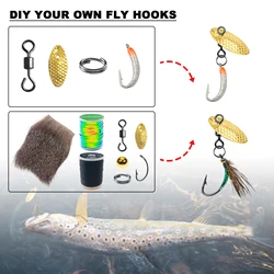 Kit para atar moscas Free Fisher – Crystal Flash y materiales