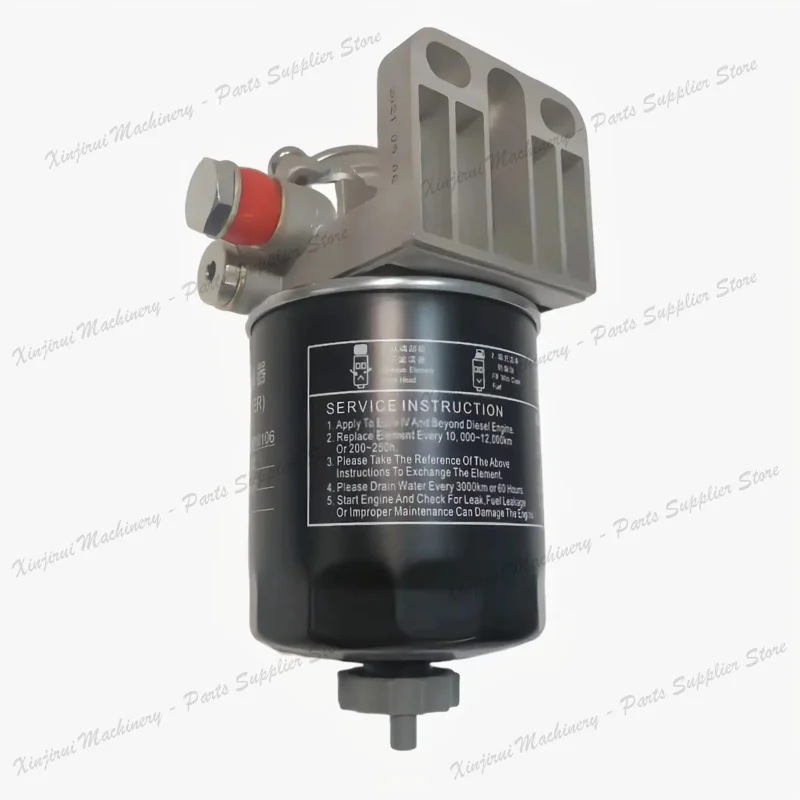 Quanchai 4C2 diesel filter assembly 2409532810005 ; Hangcha Heli Forklift Quanchai 490 fuel filter 1408502810106
