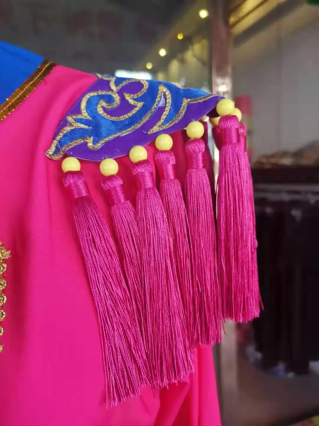 Chinese Yugur Nationality Dance Dress Folk Women New