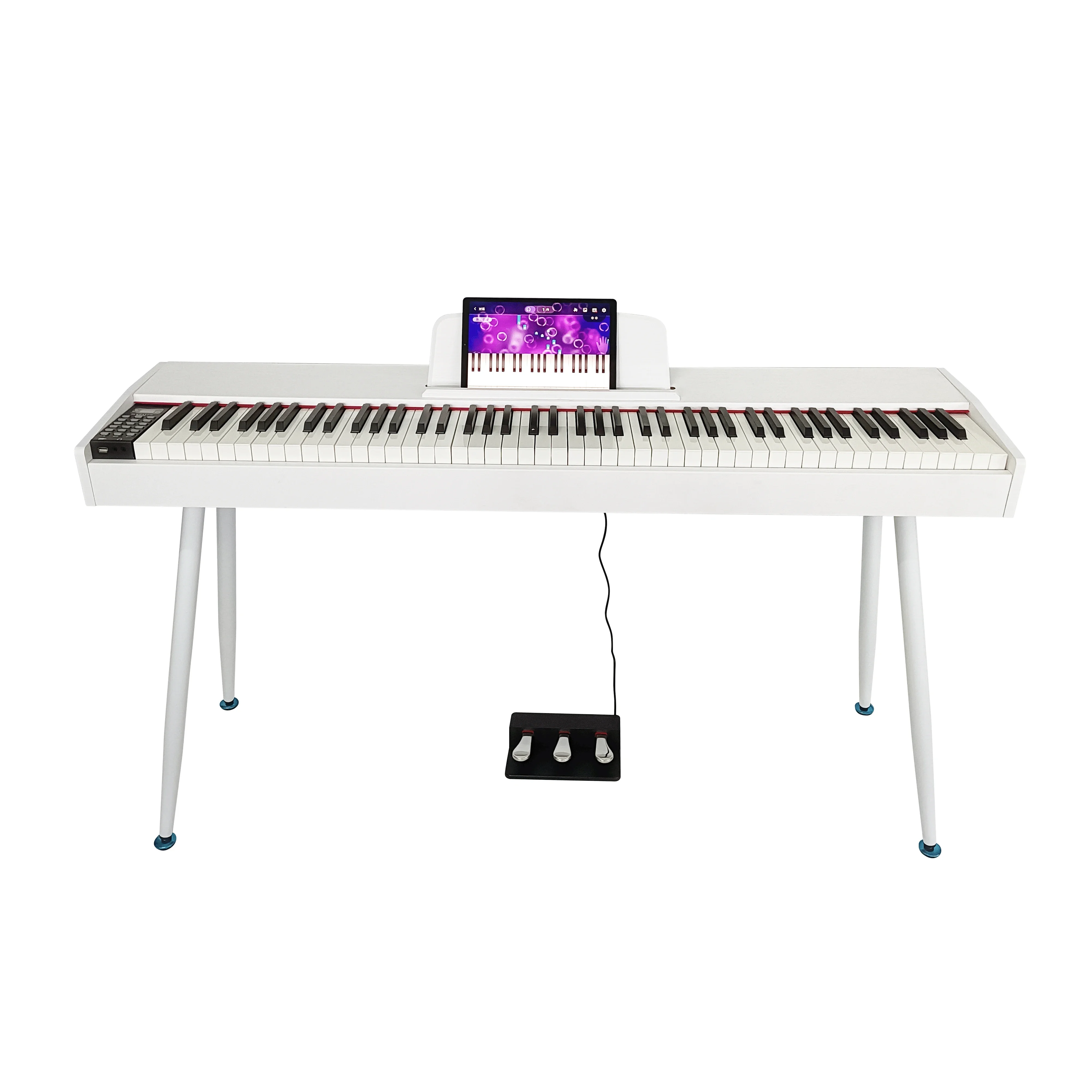 88 Keys Electronic Organ Piano Instrument Heavy Hammer Keyboard Xylophone Bluetooth Connection Music Piano