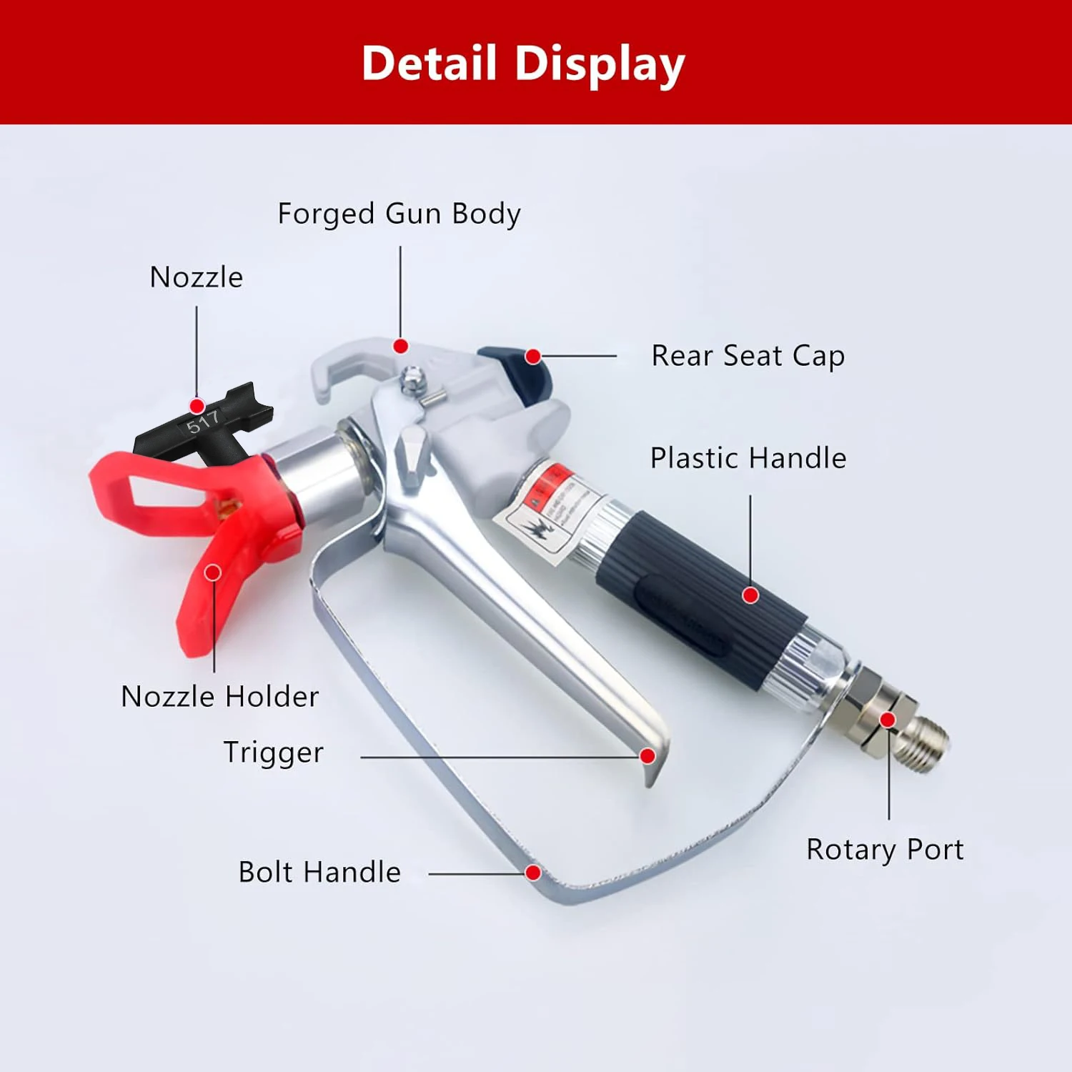 Airless Pintura Pulverizador Gun, Tip Guard, Airbrush Filtros, Bocal, Airless Ferramenta, 11, 11,21, 31, 38, 45, 15,621