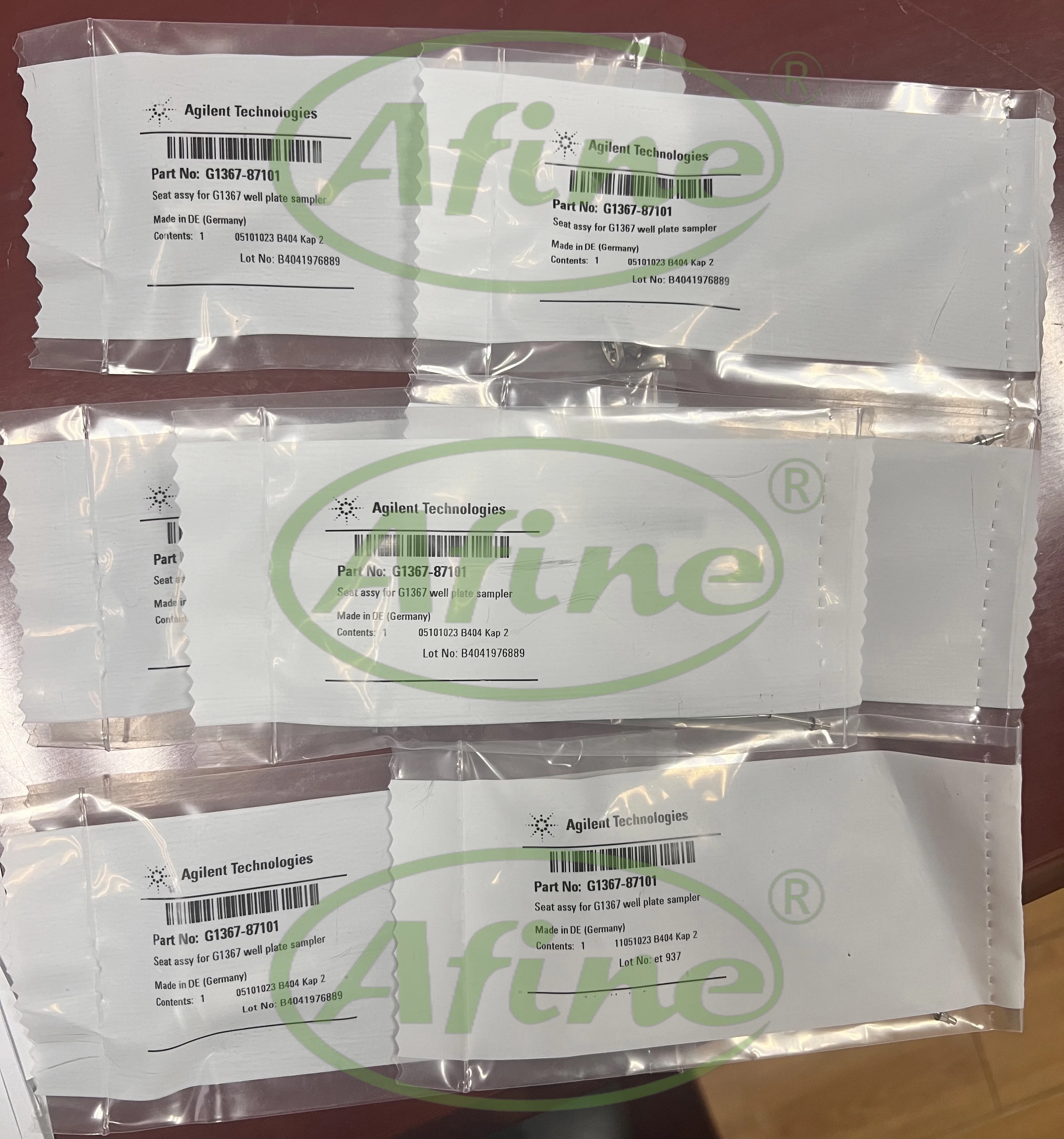 AFINE Agilent G1367-87101 HPLC Needle & Needle Seats, Vespel, 0.17 mm ID, 2.3 μL