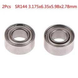 2PCS Stepped Ceramic Dental Bearings SR144TLKZWN For Handpiece 3.175x6.35x5.98x2.78mm SR144TLKWZN