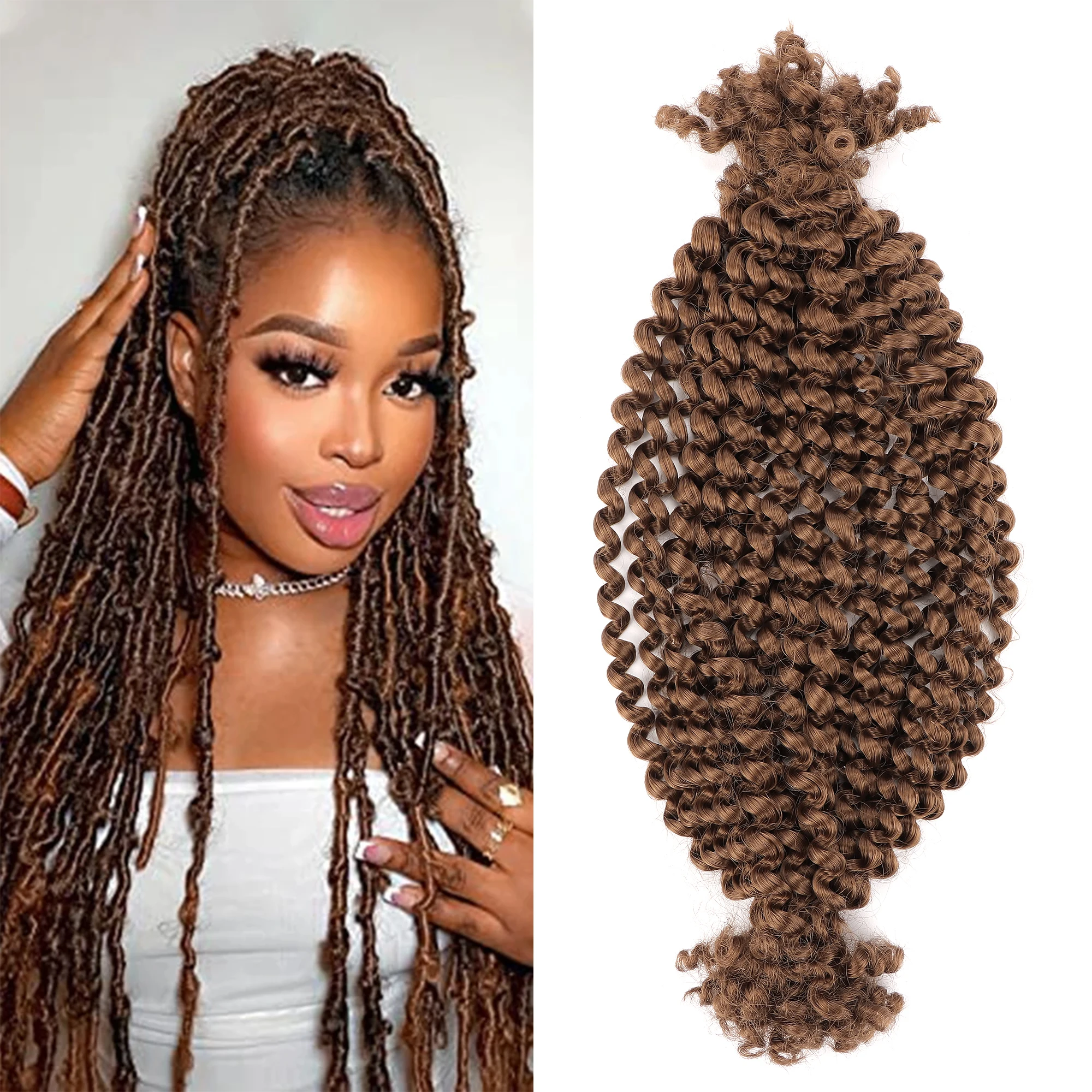 AHVAST spring twist synthetic hair bundles new hair synthetic braids for crocheting afro kinky wholesale