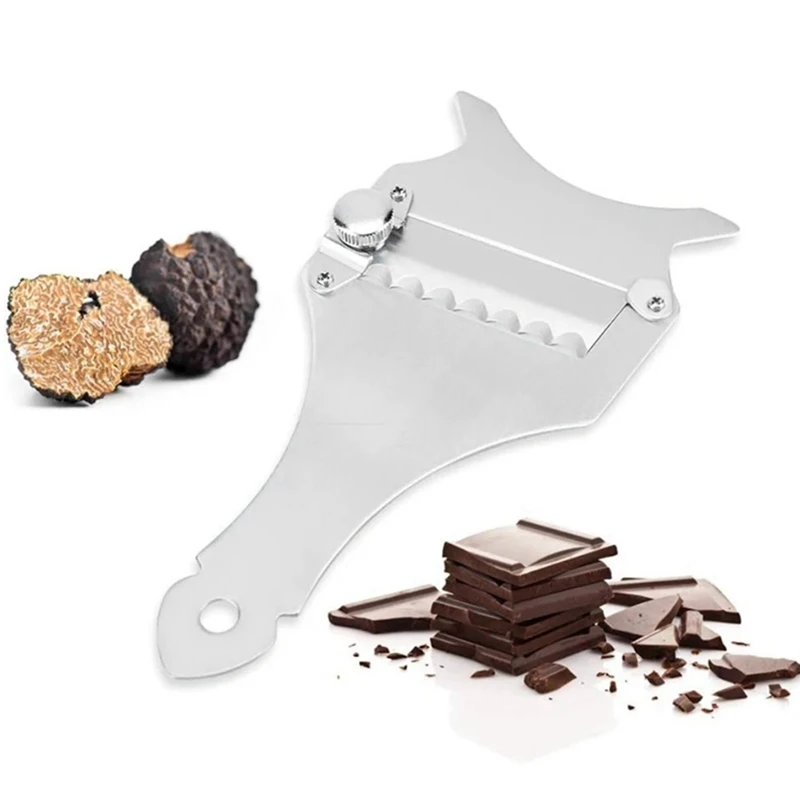 Adjustable Blade Truffle Slicer Stainless Steel Truffle Cutter Cheese Scraper Chocolate Shaver Kitchen Tools