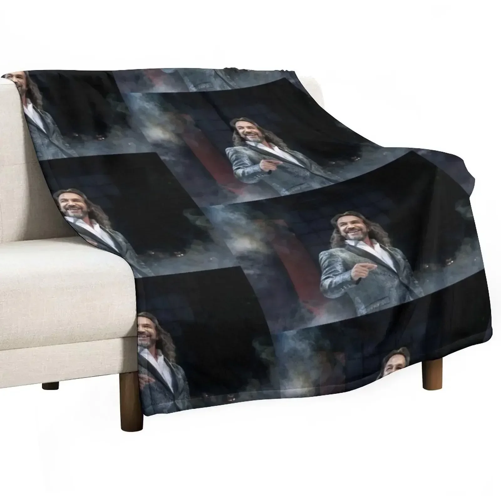 pra1 Marco Antonio tiwi Solis norma tour 2019 Throw Blanket Furry Retros Hairy Blankets