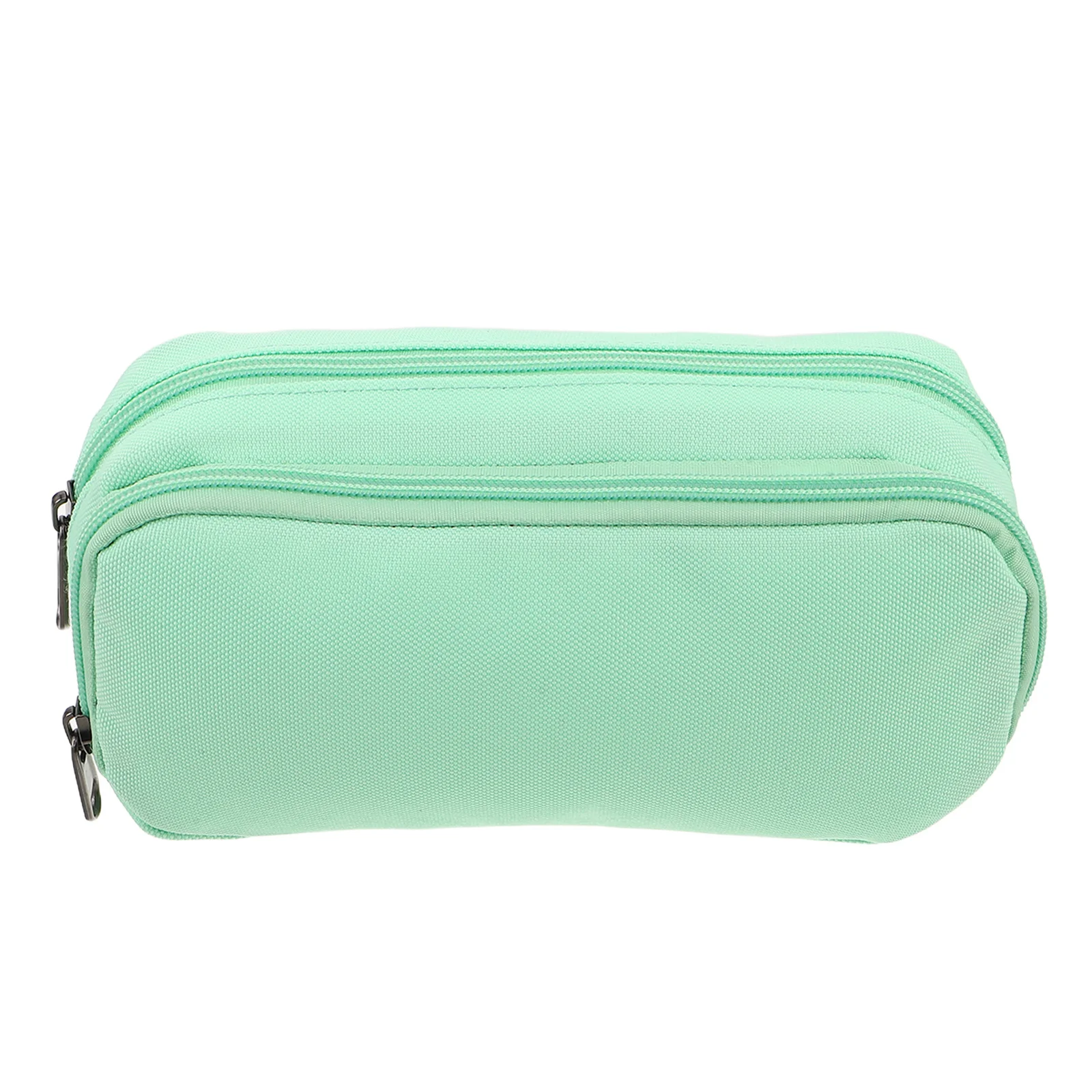 

Aesthetic Pencil Box Double Layer Organizer Large Capacity Zipper Pen Container School Desk Storage for Students Girls