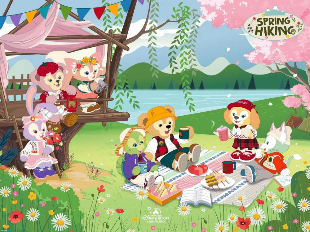 Outdoor Camping Activities For Adults - ดิสนีย์เฟรนด์ส สปริงแคมป์ปิ้ง 500 จิ๊กซอว์ 1,000 ชิ้นสำหรับผู้ใหญ่วัยรุ่นคนรักกิจกรรมกลางแจ้งตกแต่งกิจกรรมกลางคืนสำหรับครอบครัว