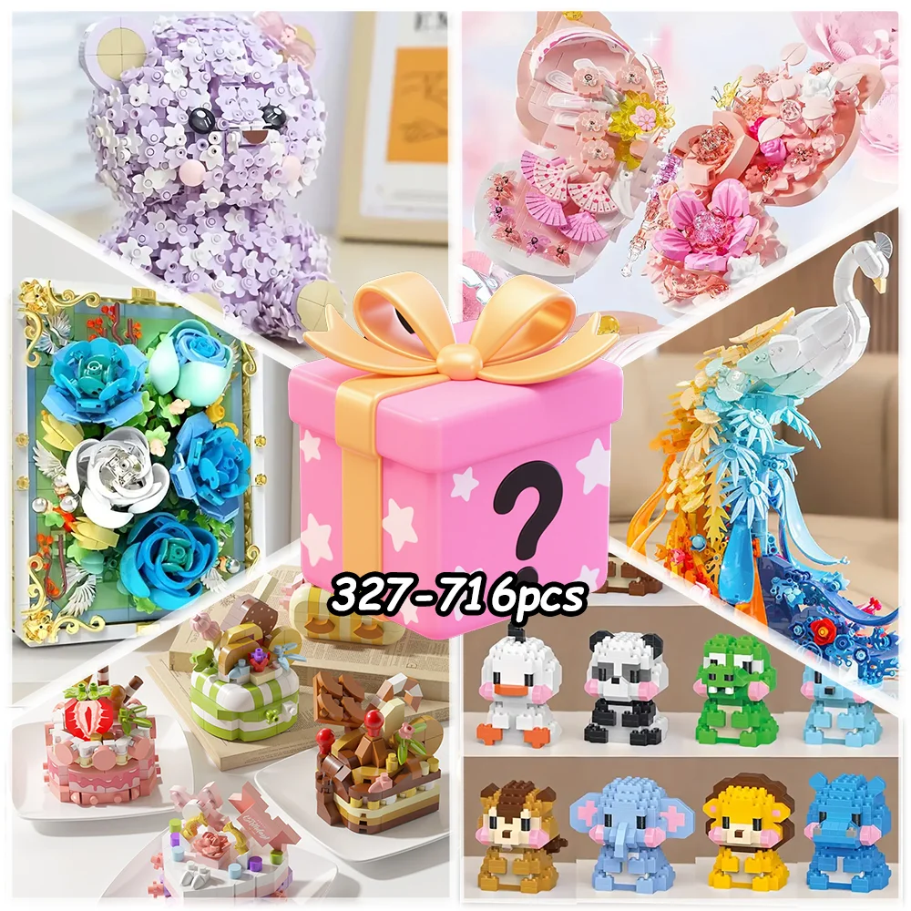 

Случайные глухие коробки с строительными блоками, более 200 стилей, случайно отправленные. Каждая коробка приносит уникальную радость здания.