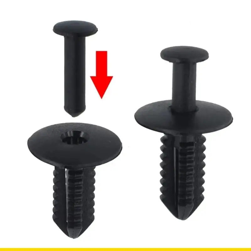 SZCH 100pcs Wheel Mudguard Trim Clips for C Class Car Bumper Fastener Fixed Clamp A1249900492 1249900492 Grille Rivet
