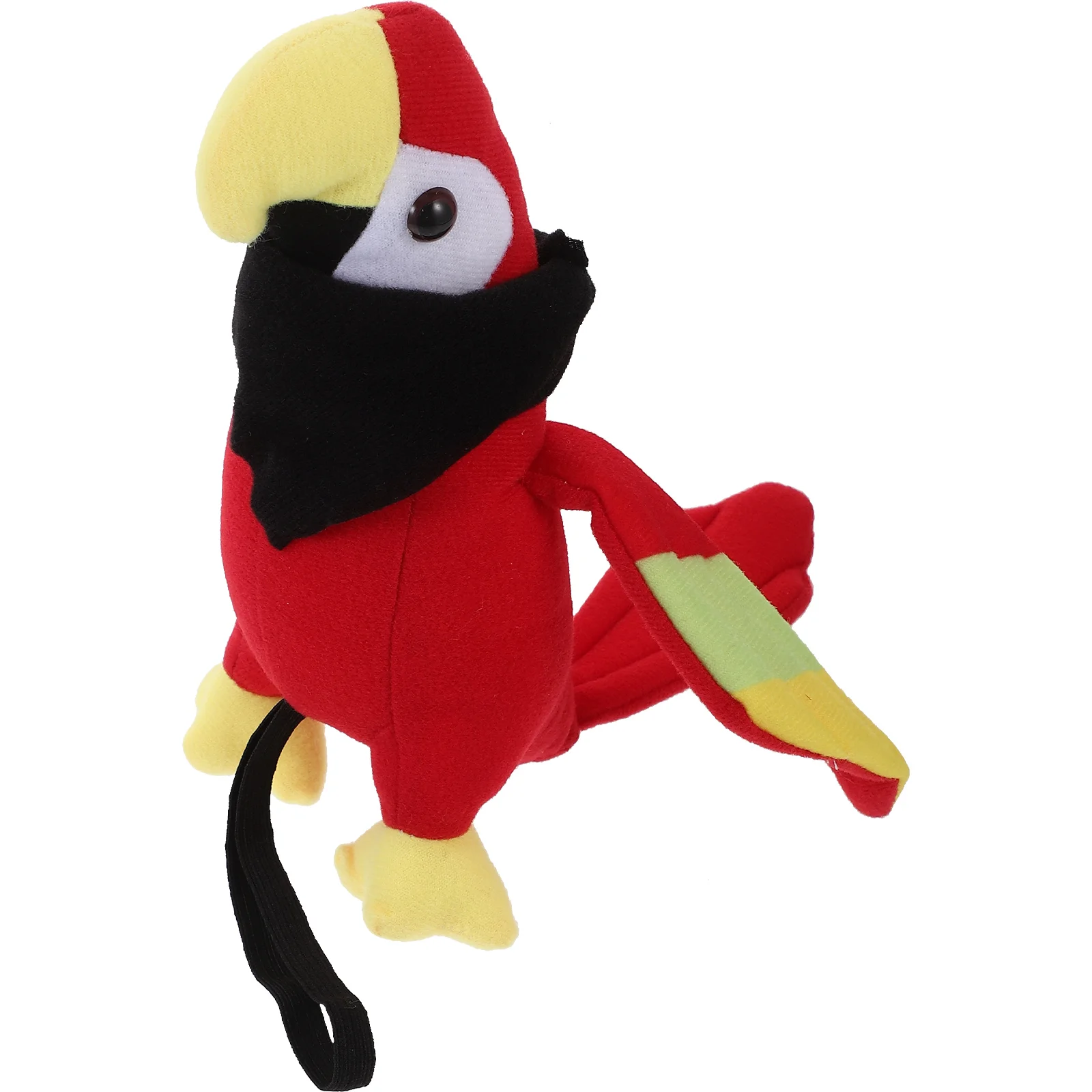 Macaw Parrot Plush Stuffed Halloween Toys Realistic Adornment Bird on Shoulder Prop Cosplay