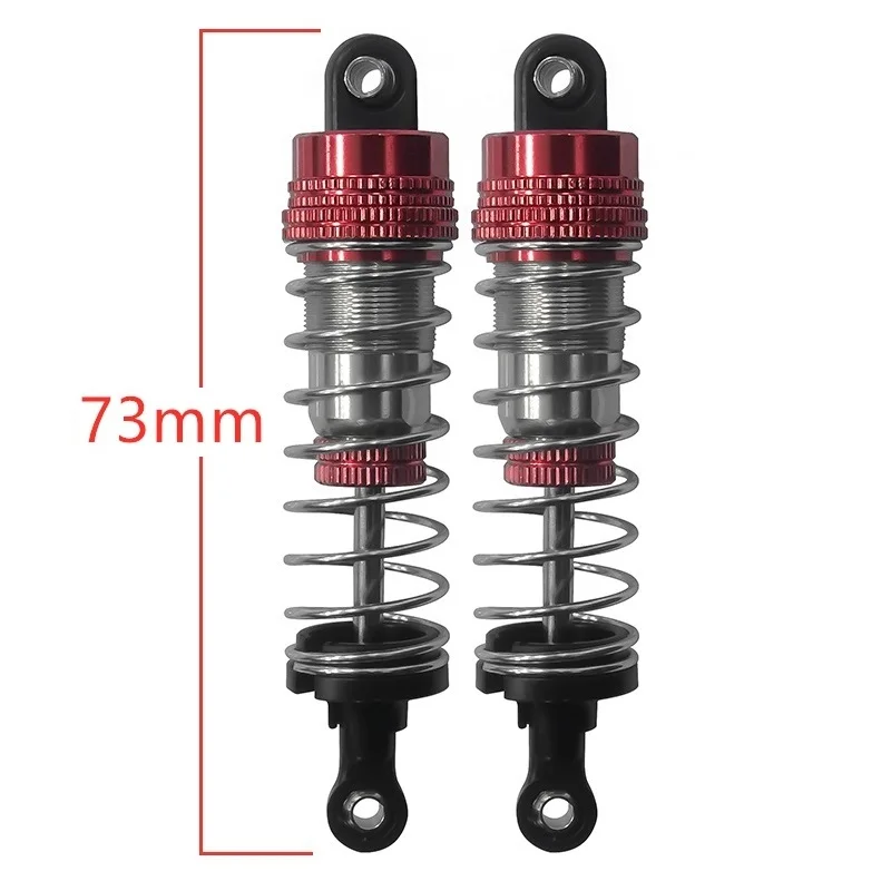 Ammortizzatore dell\'ammortizzatore dell\'olio del metallo di MJX Hyper Go 73mm 80mm per H16H H16E H16P 16207 16208 16209 16210 parti di aggiornamento