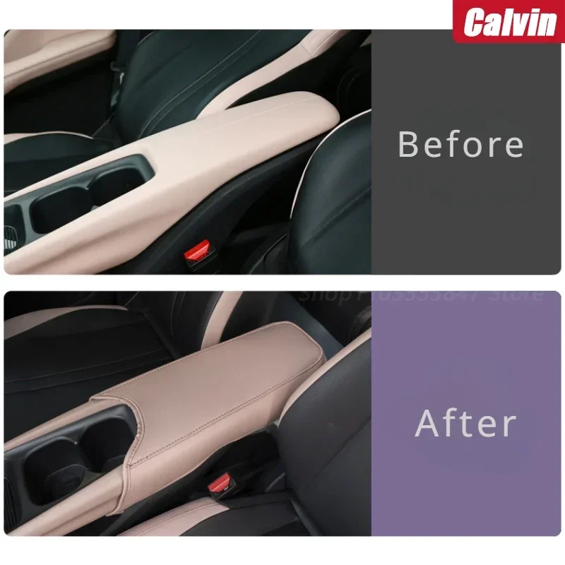 Car Armrest Box Protective Cover Fit All-inclusive Center Panel Cover Anti-dirty Pad Car Accessories For BYD Seagull 2023 2024
