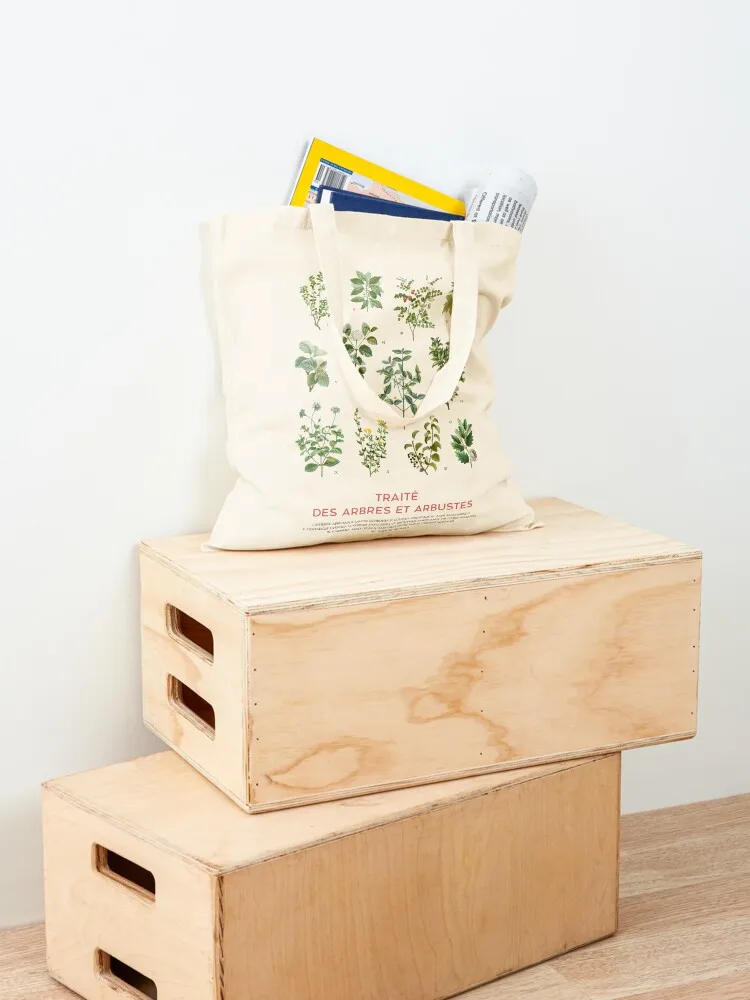 Trees and Shrubs chart Tote Bag reusable grocery bags canvas bags shopper bag woman Women's shopping bag