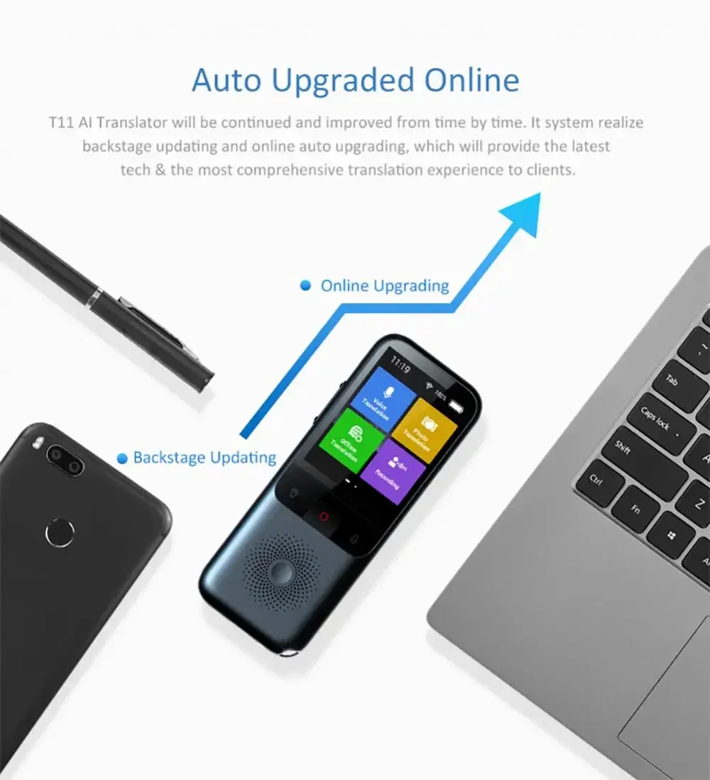 137 Languages T11 Portable Smart Voice Translator Real-time Multi-Language Speech Interactive Offline Translator Business Travel