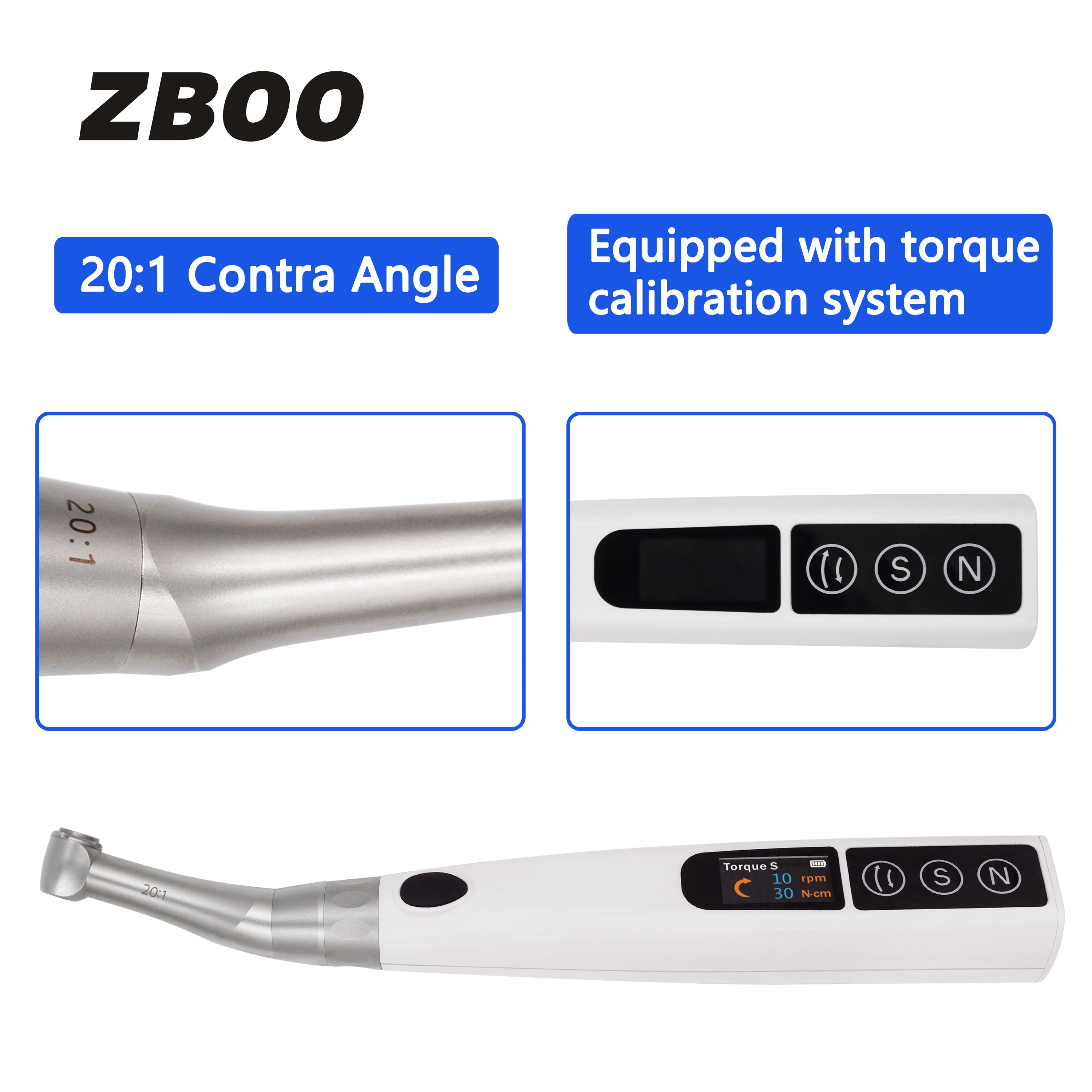 

Dental Electric Torque Wrench Implant Universal Screwdriver Wireless Driver Dentistry Repair Tools