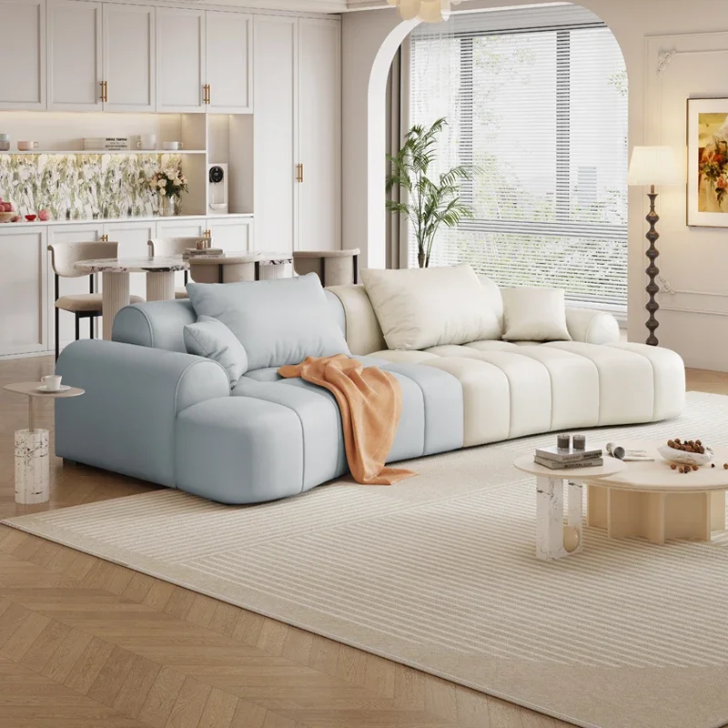 أرائك غرفة المعيشة الكسولة المصممة الحديثة حشو الشمال أريكة اقتصادية أنيقة الزاوية Oturma Odası Kanepeleri ديكور المنزل #3