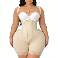 Fajas Colombianas High Compression Slimming Bodysuit with Bones Waist Trainer Shapewear Post Surgery Butt Lifter Body Shaper - Image 3