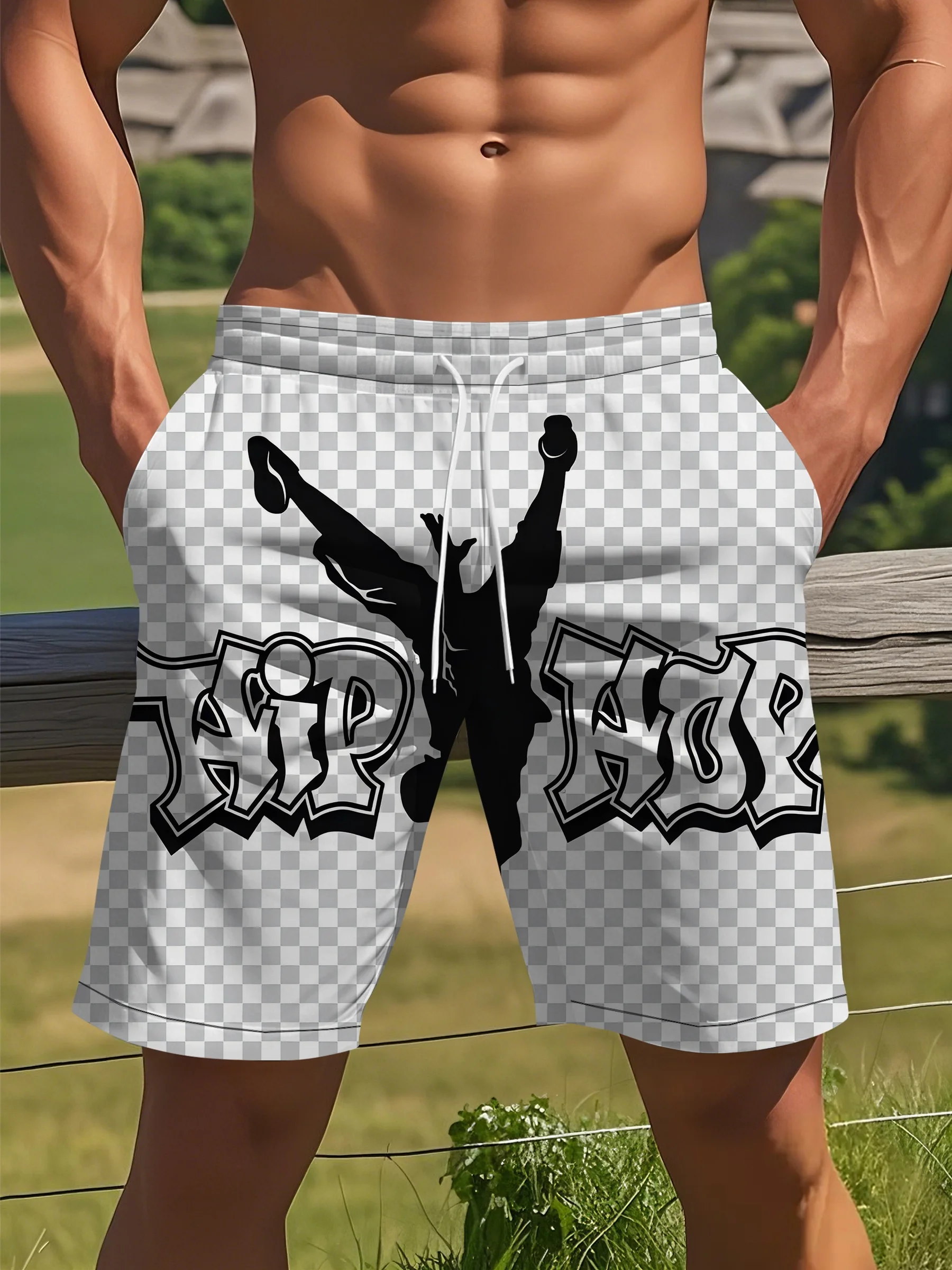 

Новые летние мужские быстросохнущие спортивные шорты 2025 года и уличные удобные повседневные спортивные шорты.