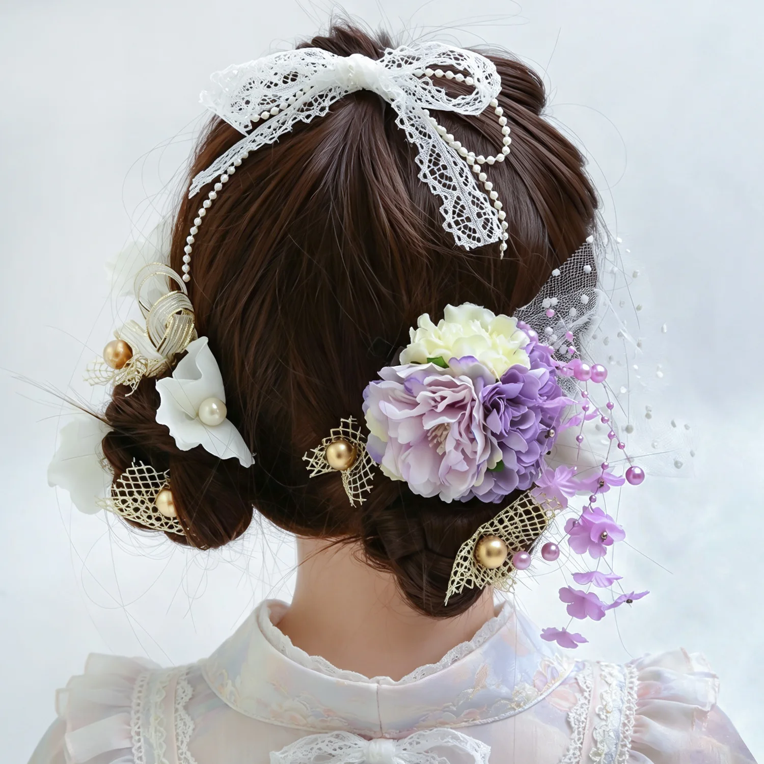 Kimono Hair Accessory Set – Bo - Women'S Kimono Accessories ulasan dan harga