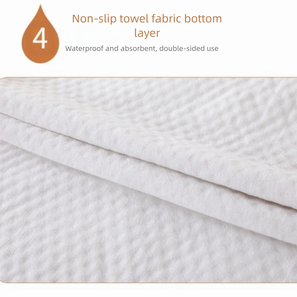 أساسيات قابلة لإعادة الاستخدام سجادة لتغيير الحفاض مقاومة للماء ذات سطح ناعم مرتبة حفاضات أرضية قطنية للاستخدام المنزلي #5