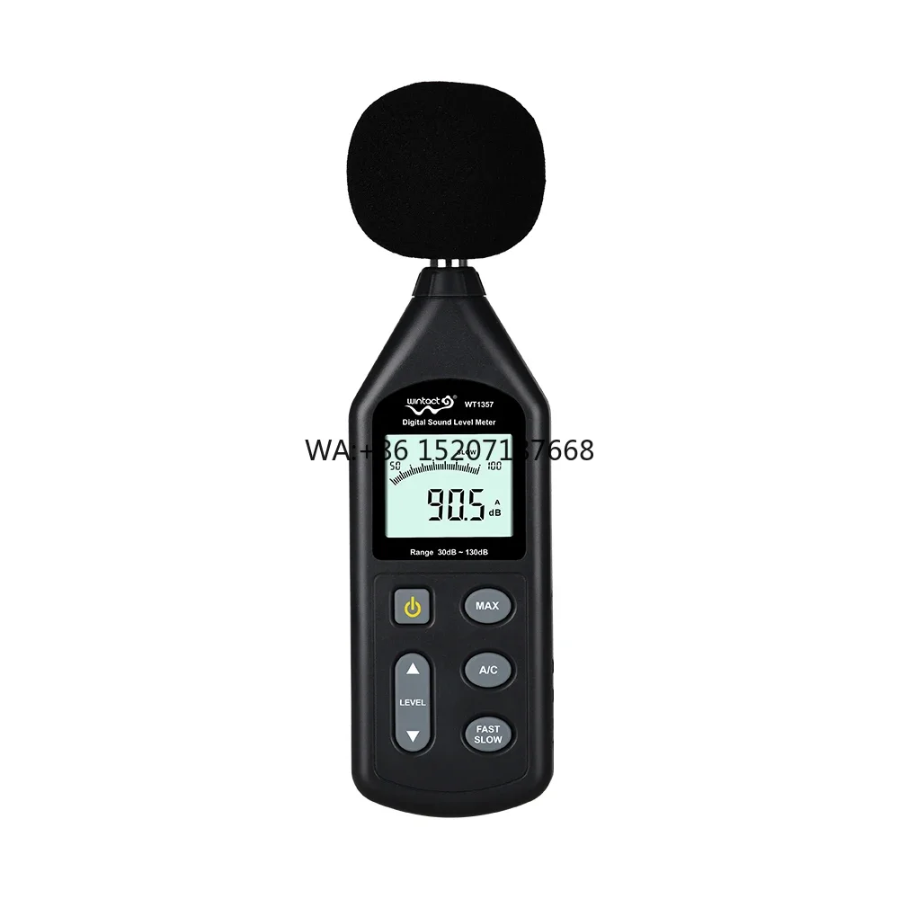 WT1357 Измеритель уровня звука 30 ~ 130 дБА 35 ~ 130 дББ Используется в заводах, офисах, дорогах, домах и других случаев