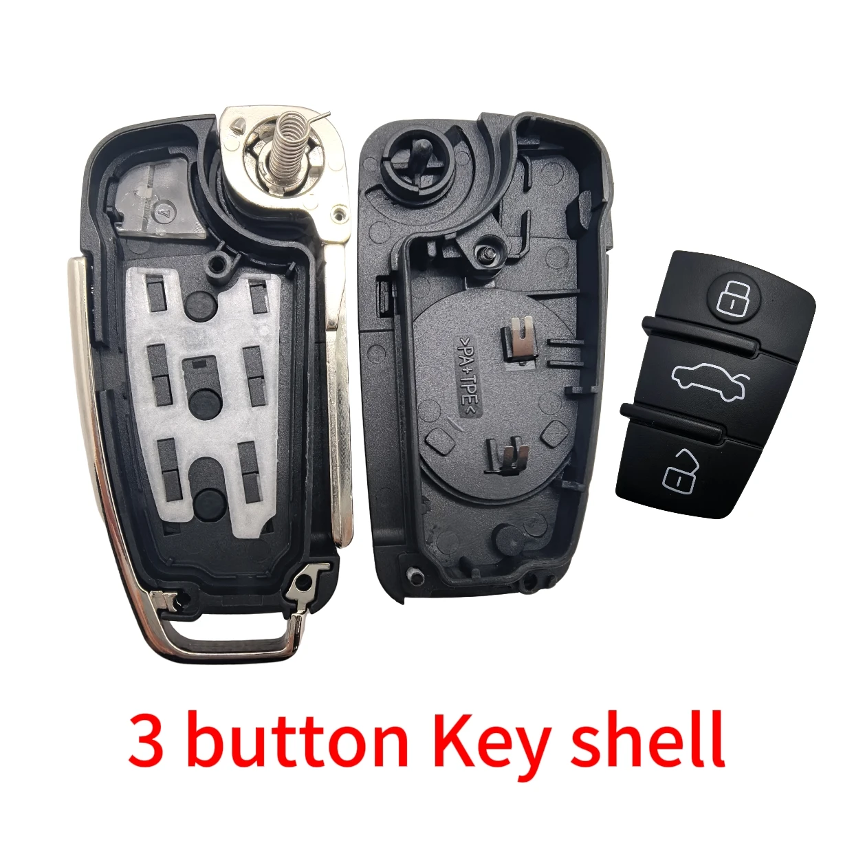 Clé de voiture à distance 315/433Mhz, pour Audi Q7 B7 Q3 A3 TT A2 A8 A6 A6L A4 S5 C5 C6 B6 A4L A5 Q5 S RS S1 8X0837220D 8P0837220D puce ID48