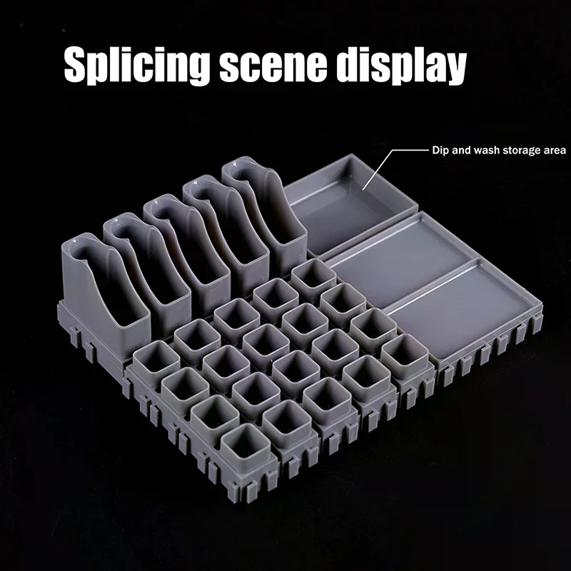 

Многослойный креативный дизайн, чашка с чернилами, держатель для картриджа для татуировки, ABS, татуировщик, настольные комбинации для хранения, стойка для доступа к татуировке