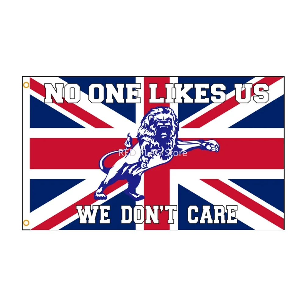 3x5 Ft Printed Flag  Millwall F.C.   MW  Lion Sport Decoration Flag No One Likes Us  And We Don't Care