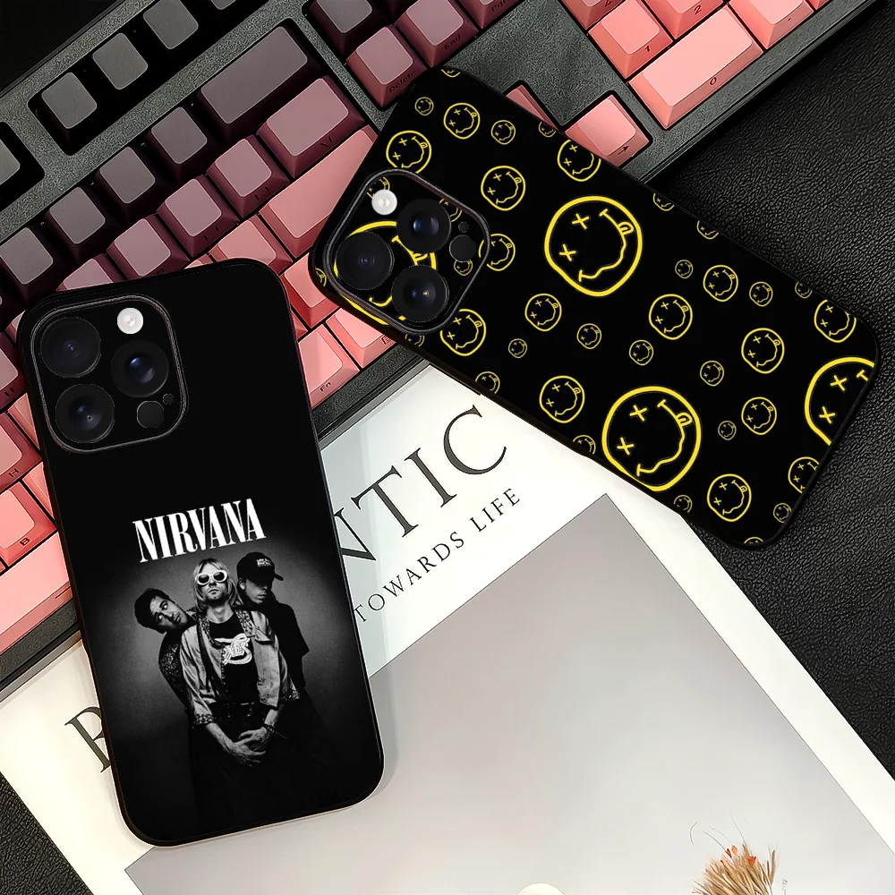 N-Nirvana Rock Band Phone Case For IPhone 16 15 14 13 12 11 PRO MAX PLUS  Mini TPU Soft To Skin-friendly Cover - AliExpress 202192403