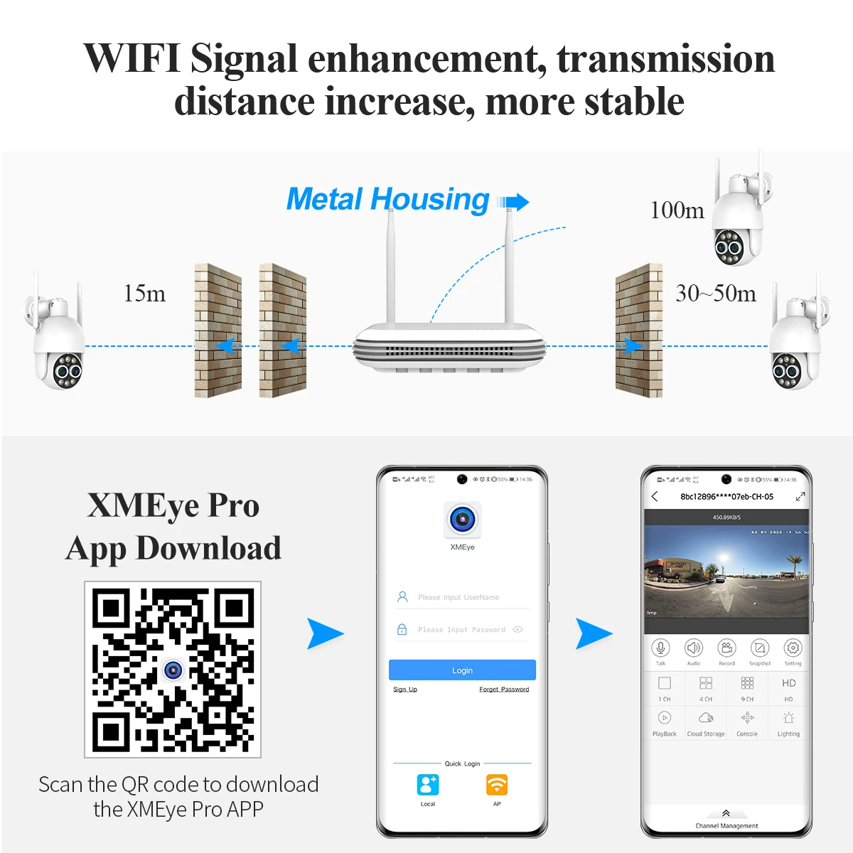 Techage-sistema de cámara IP inteligente para exteriores, sistema de vigilancia de seguimiento automático, H.265, 8 canales, WiFi, PTZ, Zoom 8X, doble lente, IA, detección humana