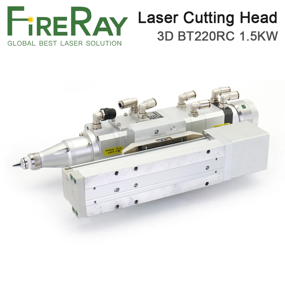 FireRay Raytools BT220RC Motorized Slider 3D Laser Cutting Head BT220 with External Z Axis for Fiber Laser Cutting Machine