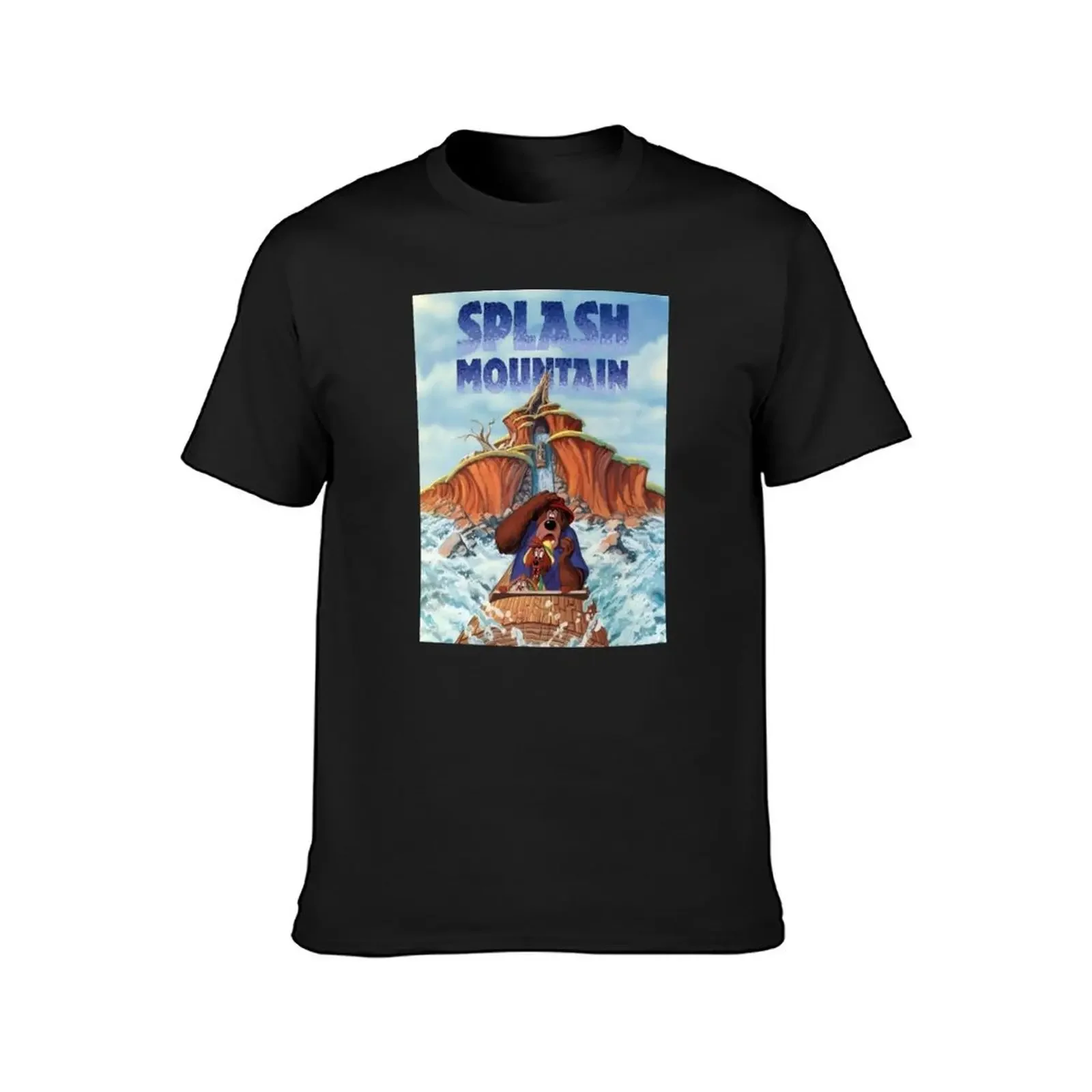 Playing Splash Mountain Characters T-Shirt anime tshirt man t shirt heavyweight t shirts for men