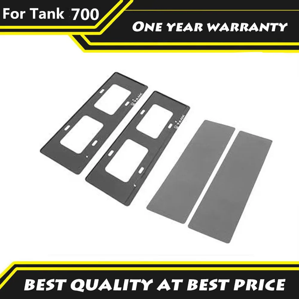 

For Tank 700HI4-T 2024 2025 Hybrid license plate holder with new traffic Frame license plate holder bracket anti-theft cover
