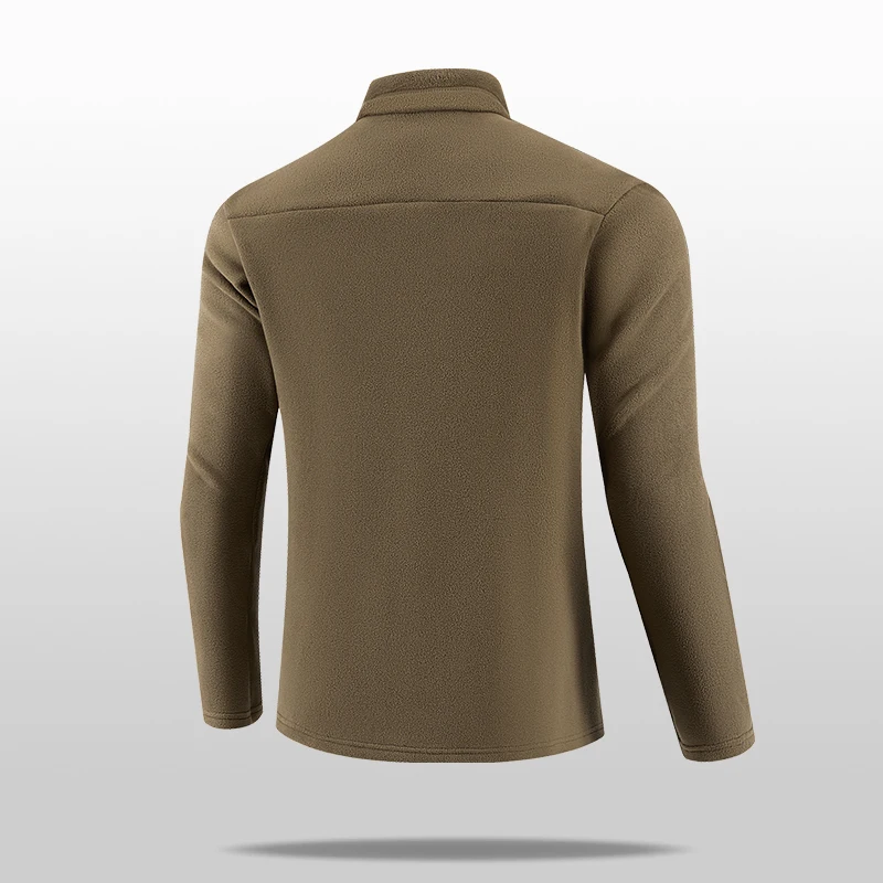 SBWL New Men's Autumn/Winter Outdoor Skiing Running Warm Thick Long Sleeve Base Shirt Fashion Casual Fitness Jacket T-Shirt Tops