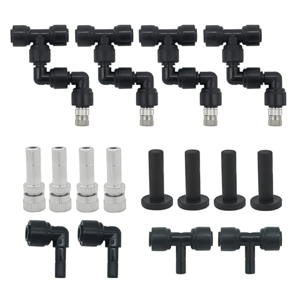 

Garden Sprayers Reptile Mister Nozzl Replacement Spray 1 Set DIY Misting System For 1/4 Inches Pipe Line Landscaping Nozzles