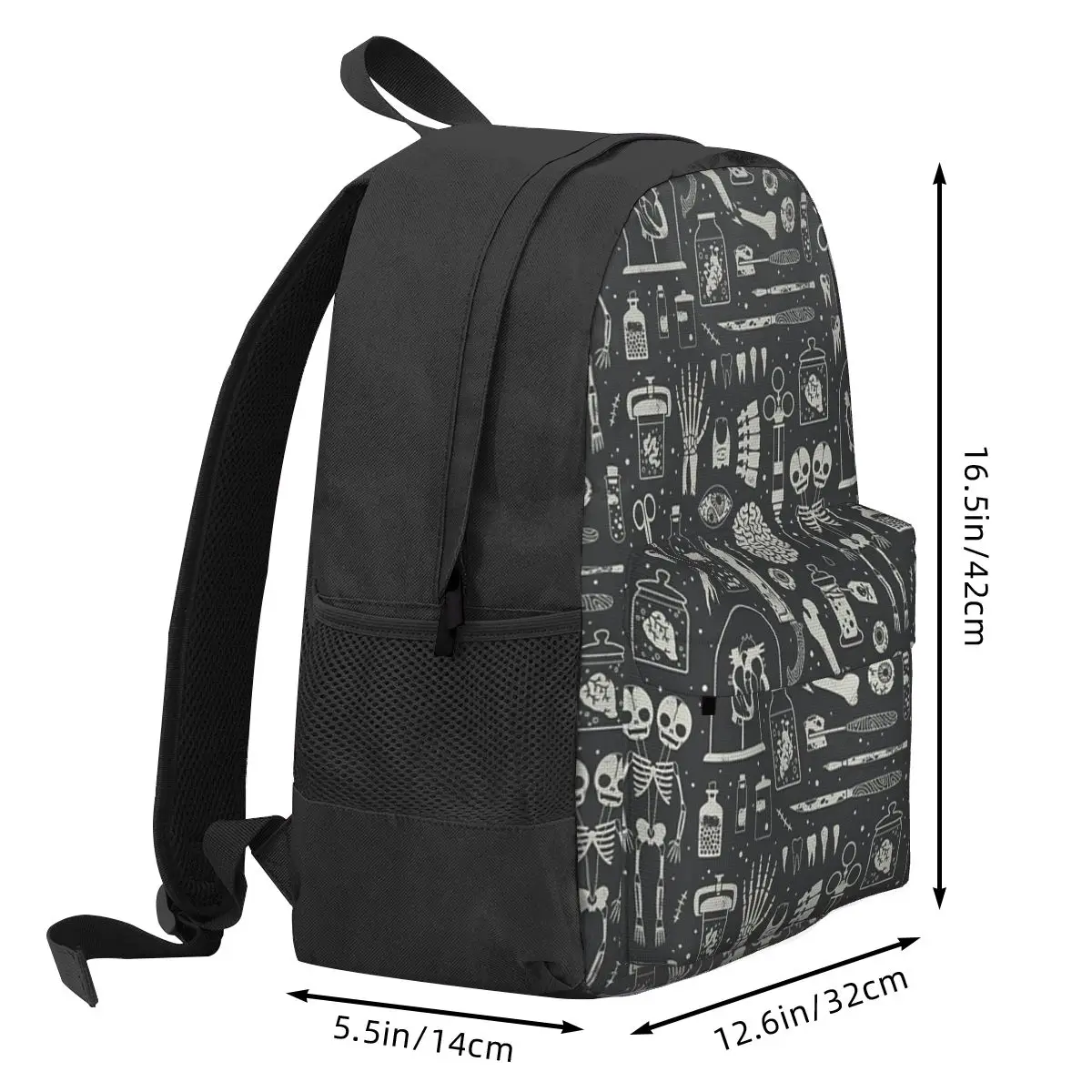 Kuriositäten Knochens chädel Rucksäcke Jungen Mädchen Bücher tasche Kinder Schult aschen Cartoon Kinder Rucksack Reise Rucksack Umhängetasche